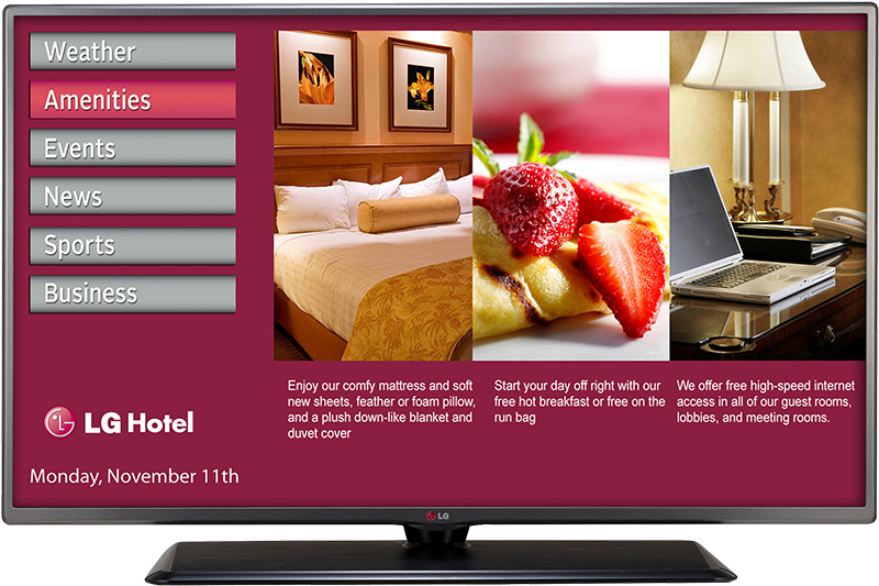 Lg Commercial Grade Tvs - Pro Centric Smart Tv (948x648), Png Download