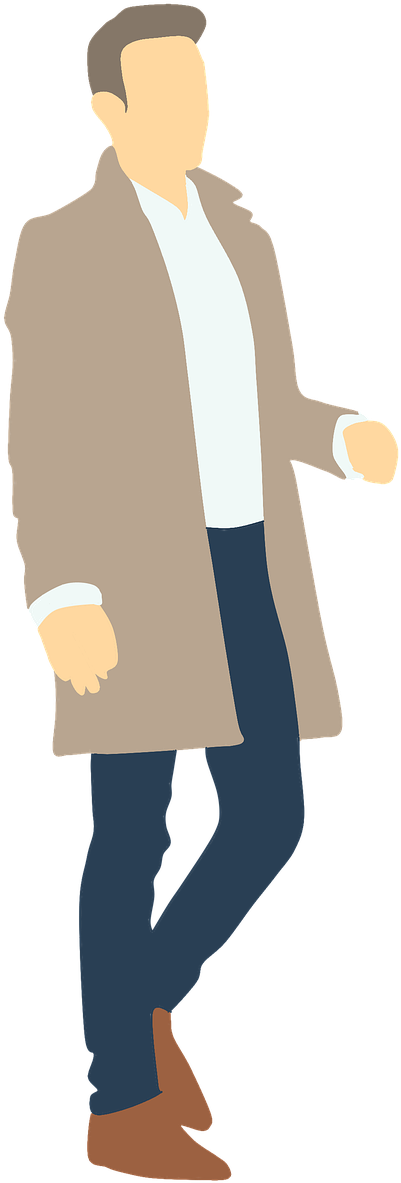 Pictures, Free - Fashion Man Cartoon Png (1280x1280), Png Download