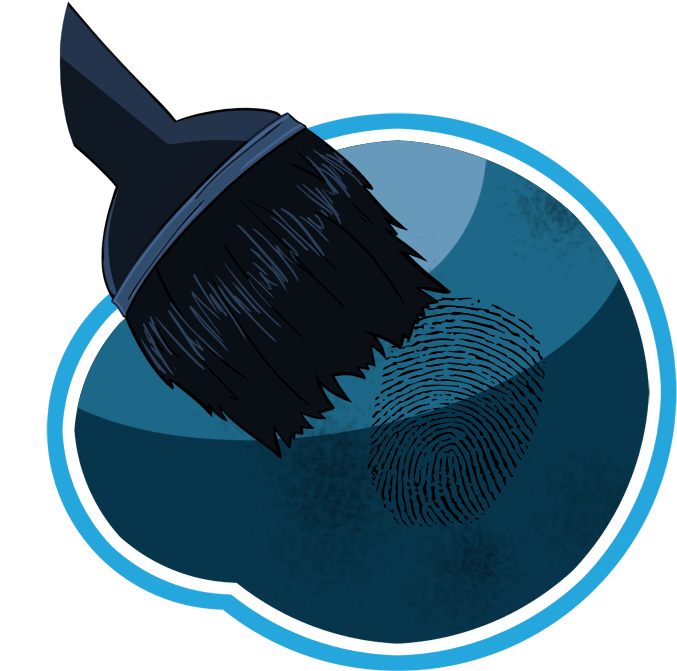 Mystery Clipart Fingerprint - Graphic Design (720x720), Png Download