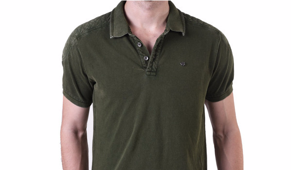 Royal Enfield Stormrider Field Leather Jacket Olive - Polo Shirt (1050x350), Png Download