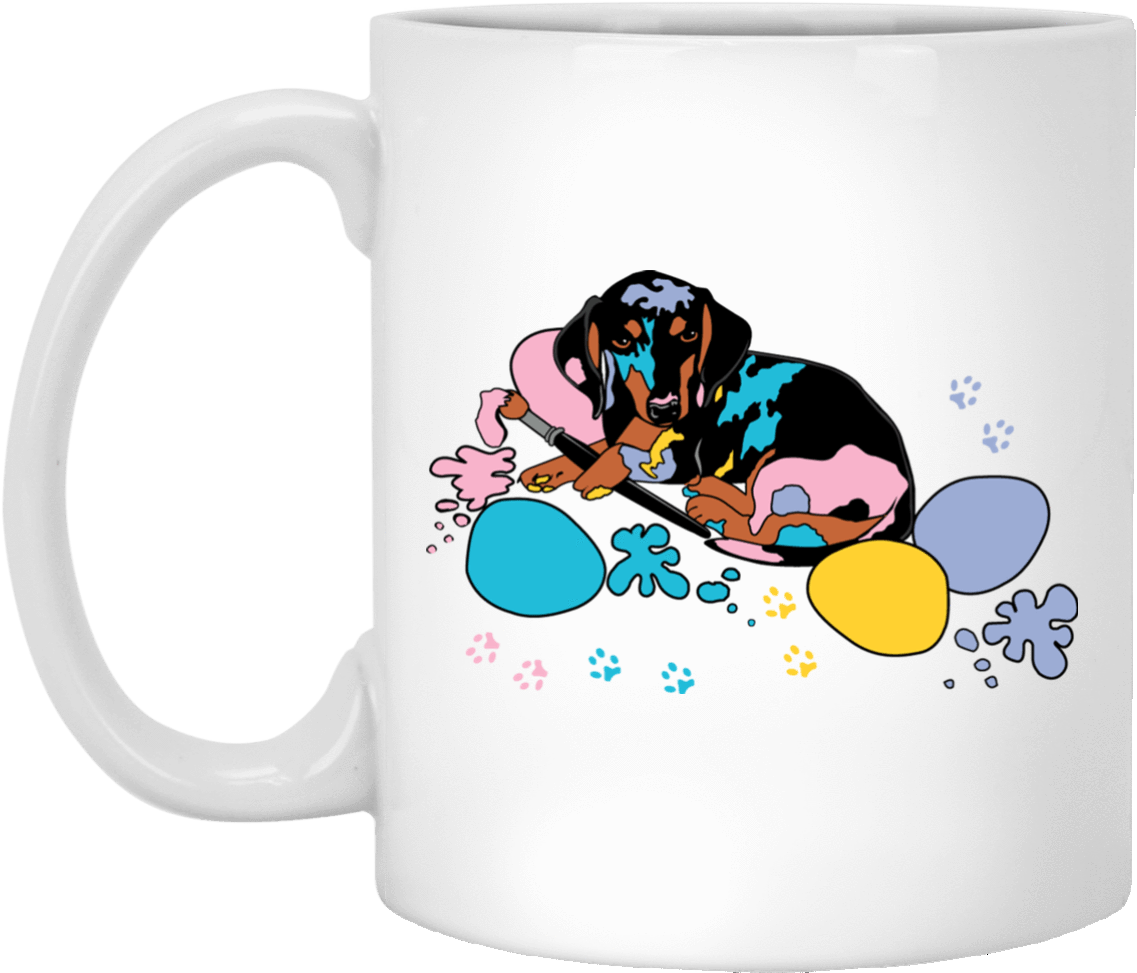 Easter Splash 11 Oz - Coffee Cup (1155x1155), Png Download