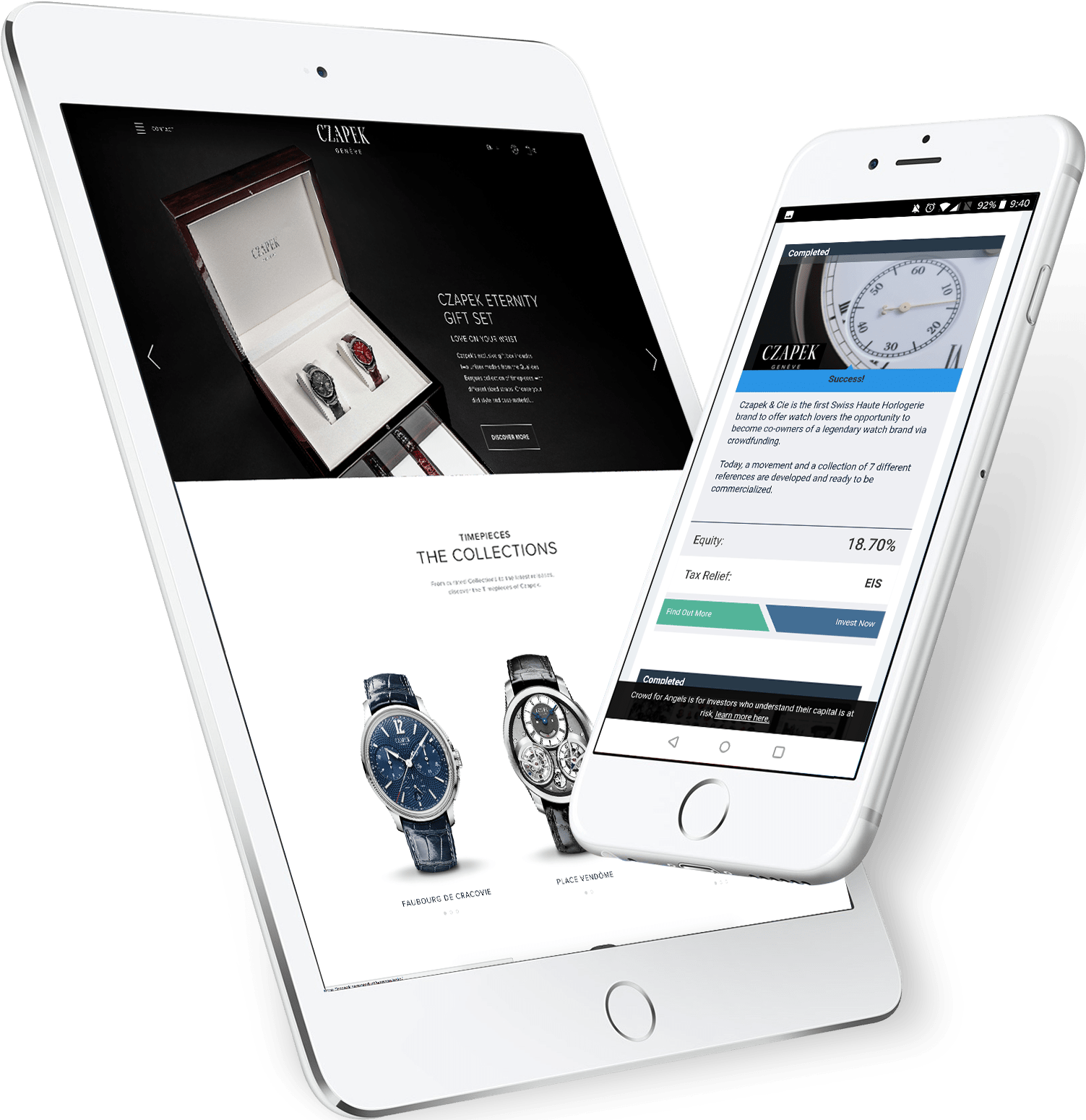 Crowd For Angels, The Regulated Crowdfunding Platform - Smartphone (1503x1550), Png Download