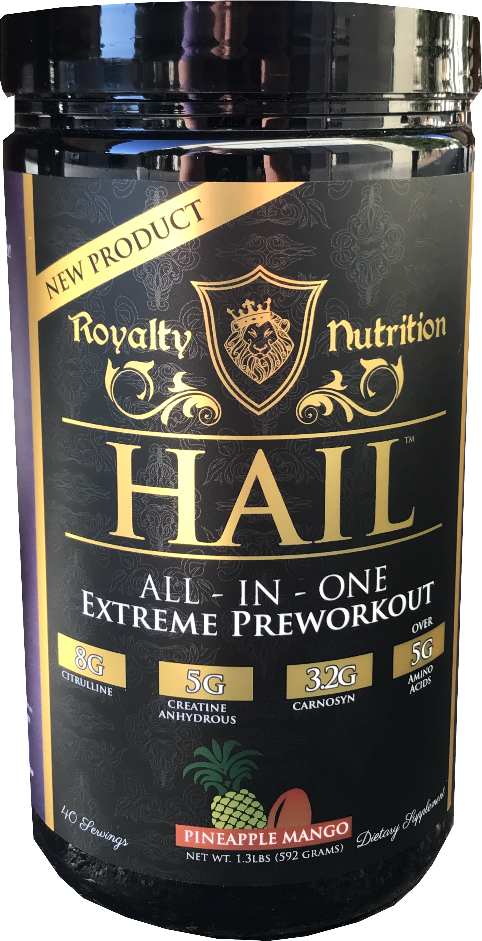 Hail Pineapple Mango - Hail Pre Workout (3616x3680), Png Download