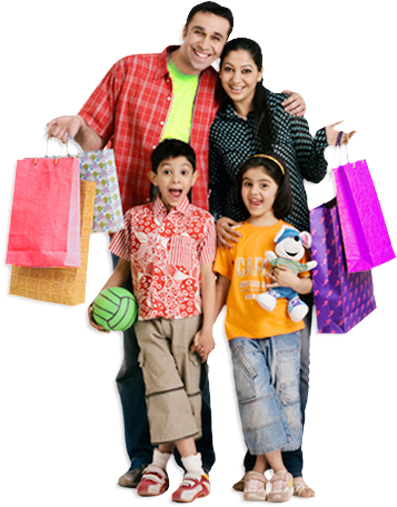 People Supermarket Png - Family (584x669), Png Download