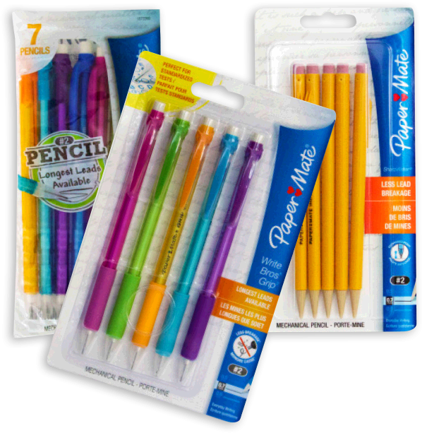 Download Paper Mate Inkjoy Mechanical Pencils Only 0 Family Dollar Lead Pencils PNG Image