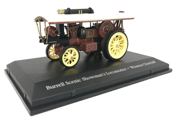 Burrell Scenic Showmans Loco Winston Churchill - Scale Model (596x596), Png Download