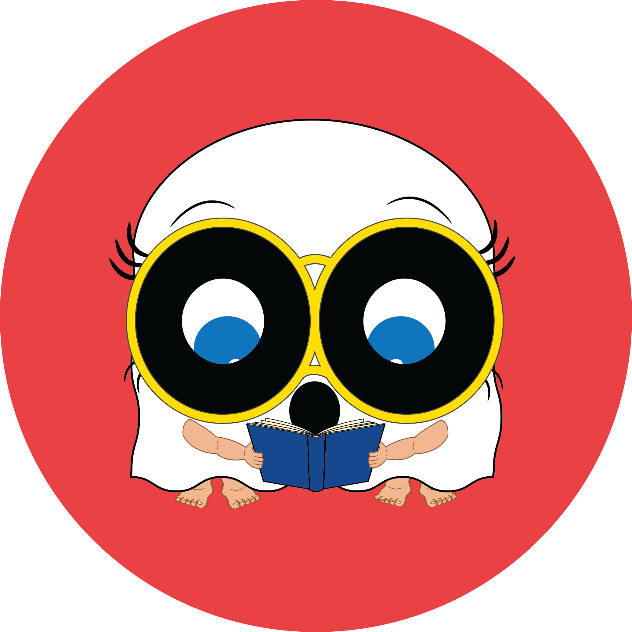 Icon-reading - Cartoon (2071x2071), Png Download