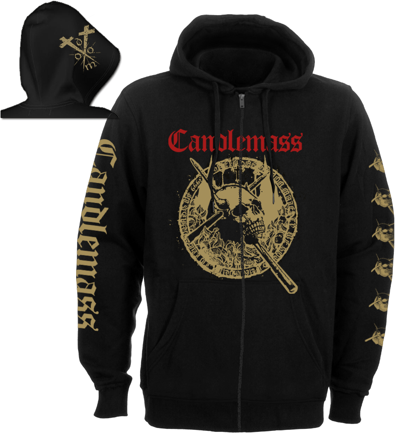 Rock And Metal The Door To Doom Zip Hoodie Candlemass - Candlemass Door To Doom Shirt (1000x1000), Png Download
