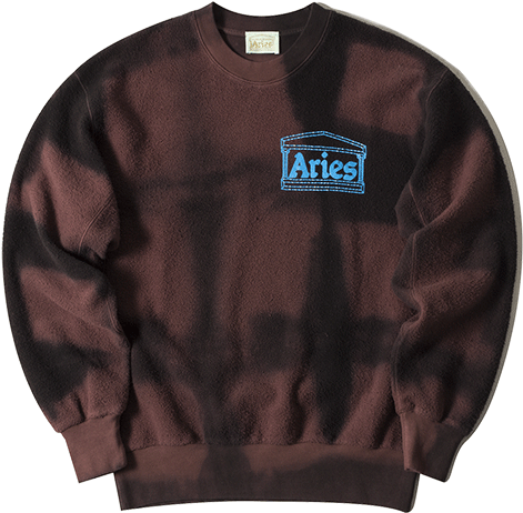 Crew Sweat Tie Dye Fpar20001 - Sweater (600x900), Png Download