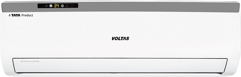 8 Ton 3 Star Split Air Conditioner, 103 Cza - Voltas (1000x364), Png Download