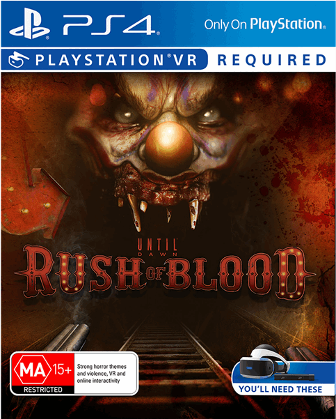 Rush Of Blood - Ps4 Vr Games Box (600x600), Png Download