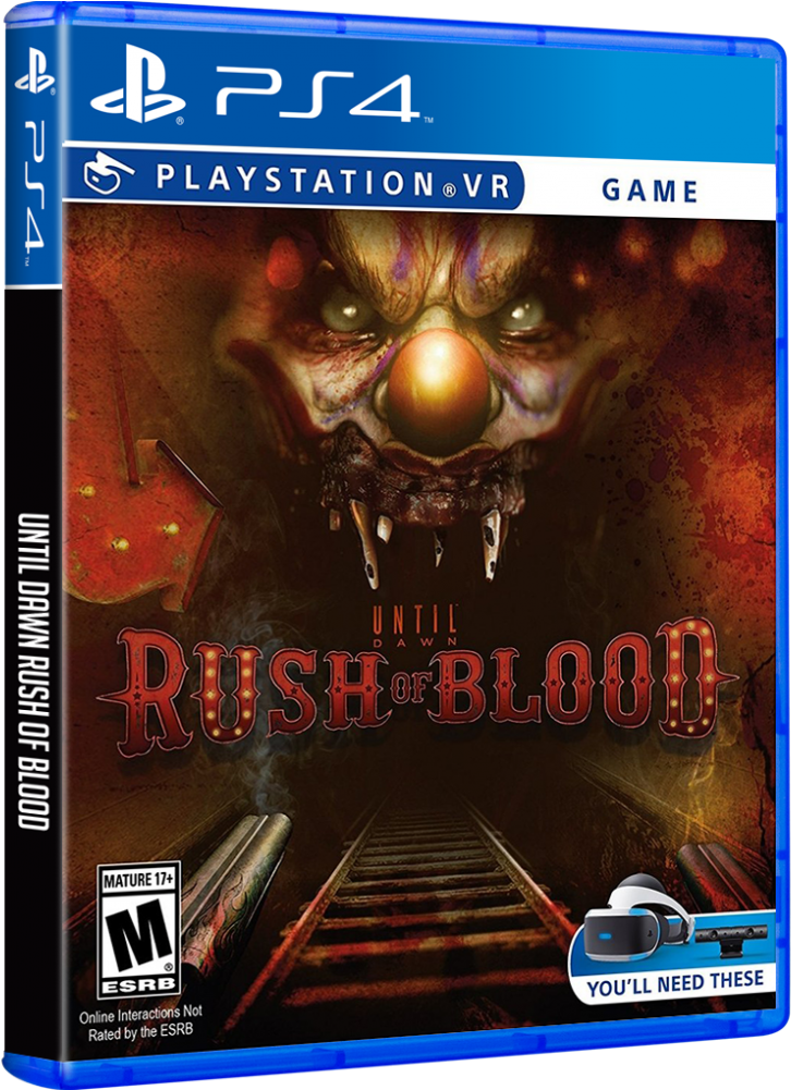 Rush Of Blood - Until Dawn Vr Ps4 (1000x1000), Png Download