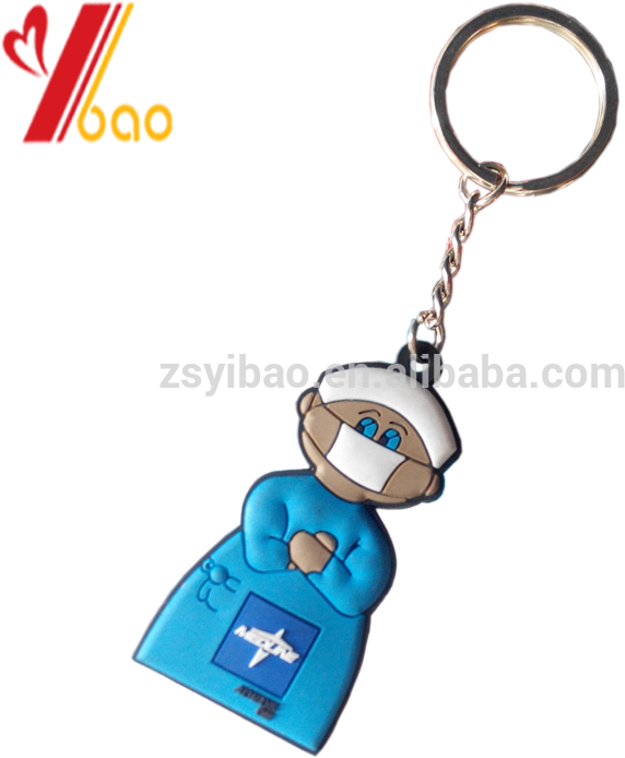 2017 Fashion Cute Custom Soft Pvc Keychain - Keychain (750x750), Png Download