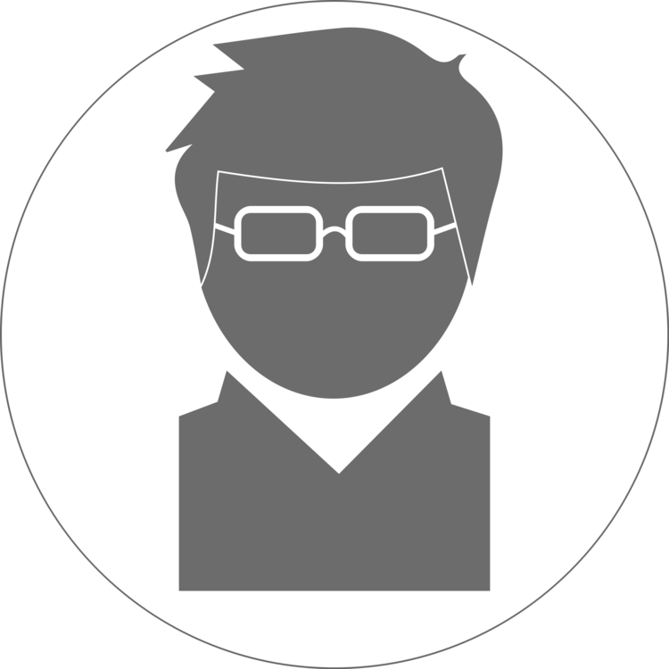 Computer Icons Avatar Max Drawing Download - Asian Avatar With Glasses (750x750), Png Download