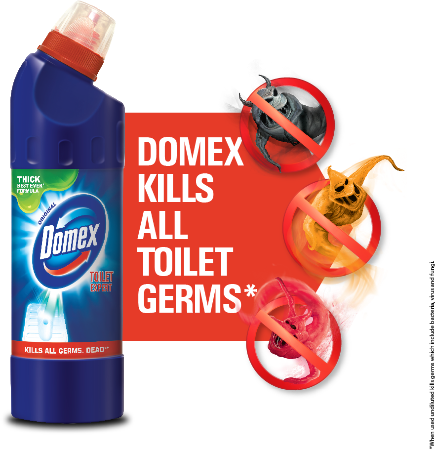 Domexusageone - Cleaner For Toilet Germs (1002x1002), Png Download