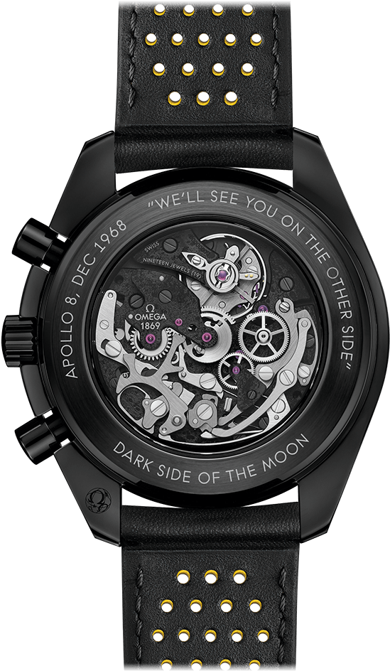 Moonwatch Chronograph - Omega Dark Side Of The Moon Apollo 8 (800x1100), Png Download
