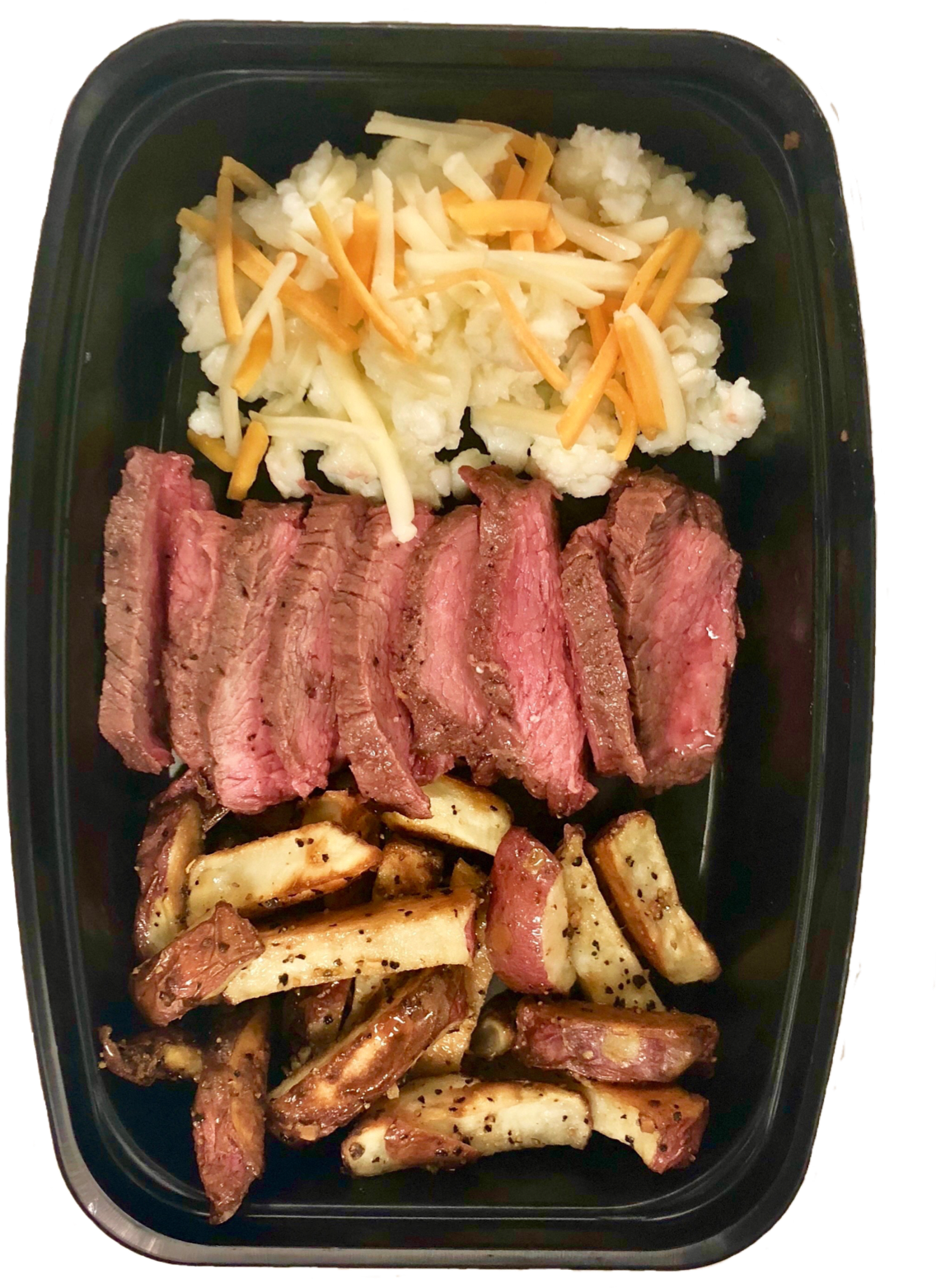 Creamy Scrambled Eggs Mixed With Sautéed Beef Tenderloin - Flat Iron Steak (2048x2048), Png Download