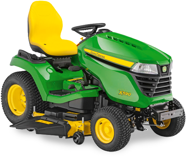 John Deere X590 Lawn Tractor 27852 P - Lawn Tractor (729x525), Png Download