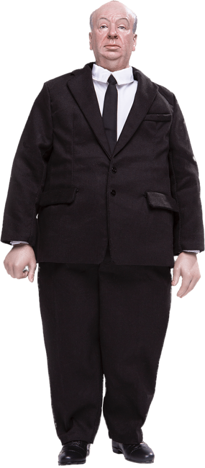 Alfred Hitchcock Action Figure - Alfred Hitchcock Figurine (400x910), Png Download
