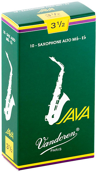 Vandoren Java Alto Saxophone Reeds, 10-pack Strength - Vandoren Java Alto Sax Reeds 2.5 (548x576), Png Download