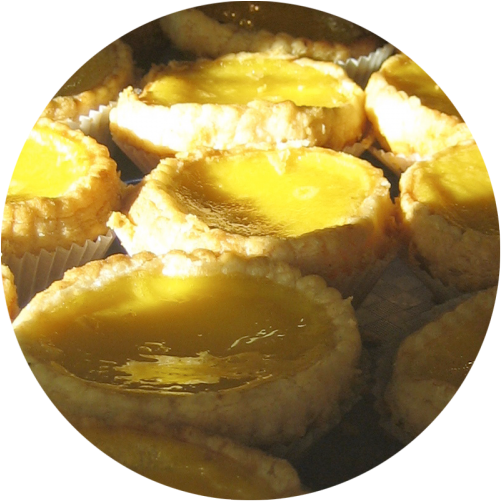 Vanilla Custard - Egg Tart (1000x500), Png Download