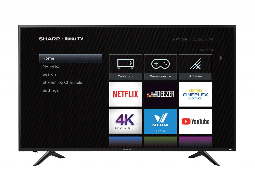 8 Pcs Led/lcd Tvs Refurbished (grade A) Sharp - Sharp 60 Class 4k Ultra Hd Hdr Led Roku Smart Tv R6003 (1000x1000), Png Download