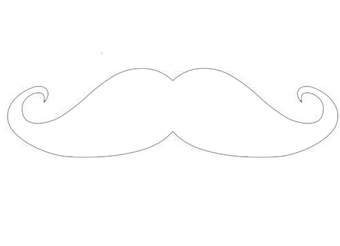Bigode Real Png - Moustache Pun (691x500), Png Download
