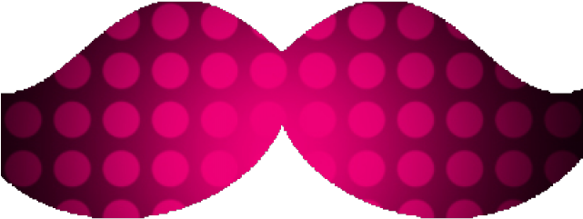 Style Clipart Mustach - Polka Dot (640x480), Png Download