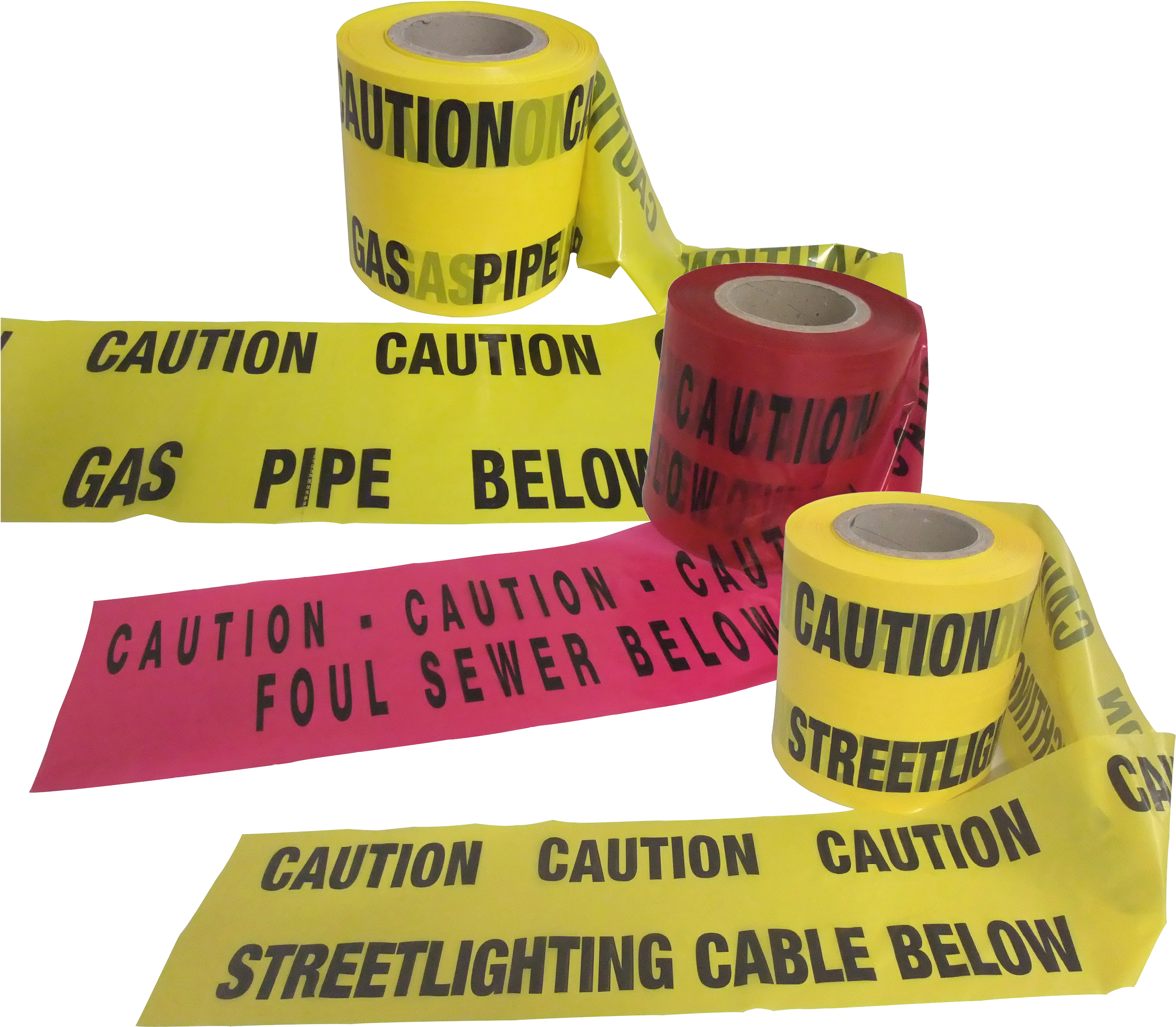Underground Warning Tape - Label (2480x2480), Png Download
