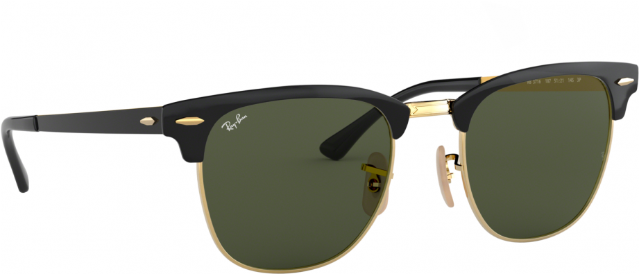 Ray-ban Clubmaster Metal Rb3716 187 51 Óculos De Sol - Ray-ban (920x575), Png Download