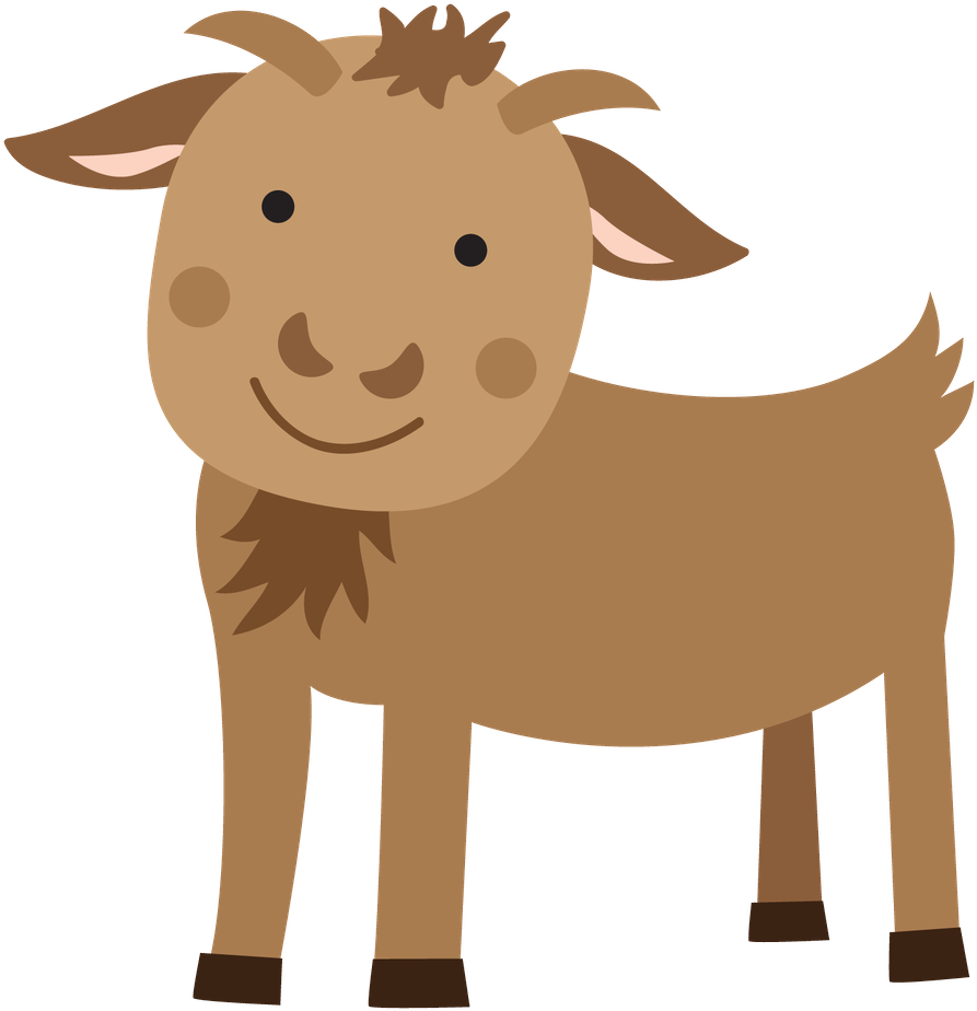 Farm Animals Clip Art (893x924), Png Download
