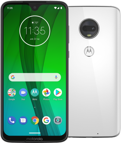 A Long Lasting Battery And Quick Turbopower Charging - Moto G7 (600x522), Png Download