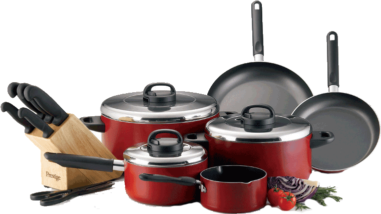 Cooking Pots Set - Nonstick Cookware Set Sri Lanka (800x519), Png Download