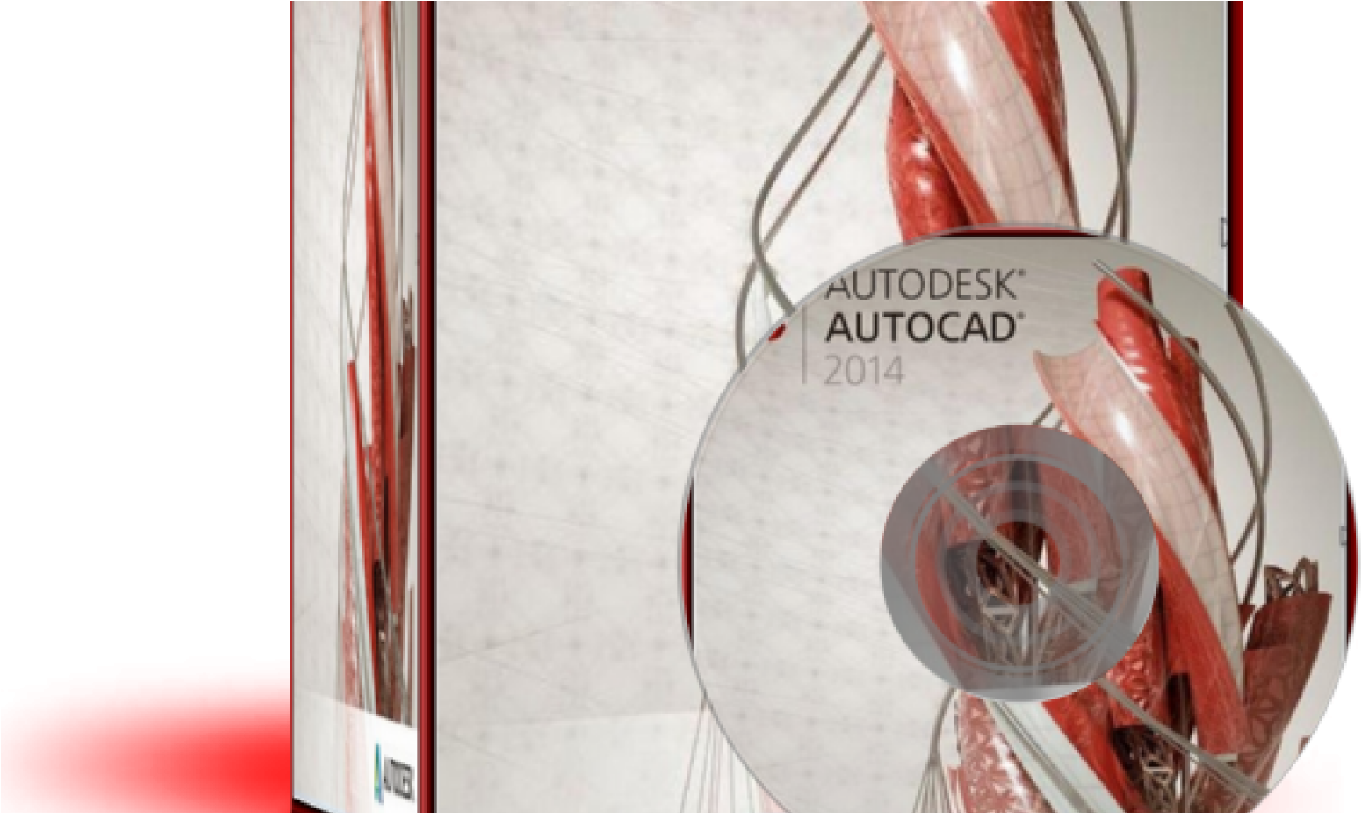 Autocad 2014 32 & 64 Bit - Autodesk Autocad 2014 (1600x900), Png Download