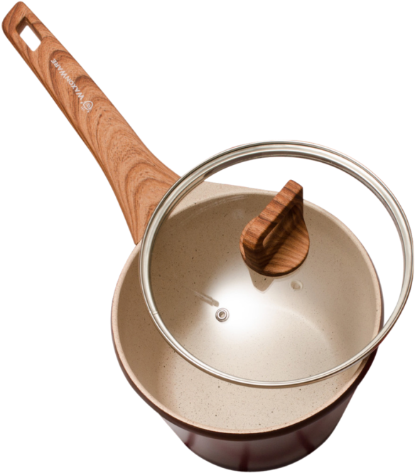 Waxonware Nonstick Cookware Saucepan , Soup & Pasta - Lid (740x740), Png Download