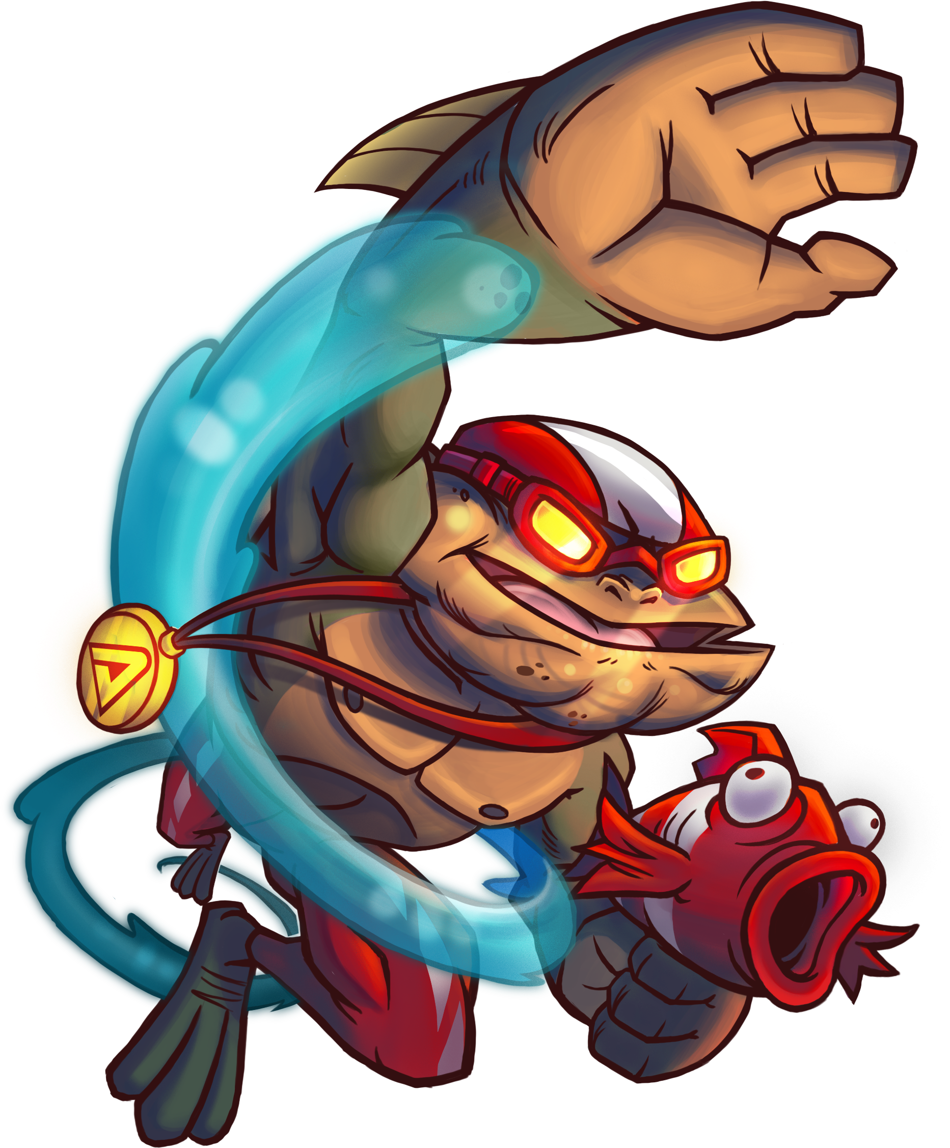Froggy G Information Awesomenauts Wiki Fandom Powered - Froggy G Awesomenauts (2151x2373), Png Download