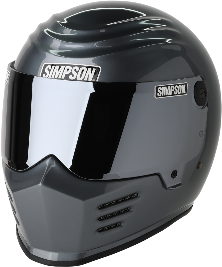 Simpson Outlaw Bandit Motorcycle Helmet - Simpson Bandit Helmet (869x1024), Png Download