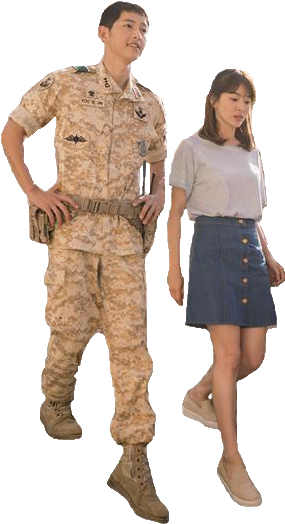 Descendants Of The Sun Png (640x629), Png Download