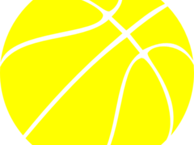 Basketball Clipart Yellow - Breast Cancer Logo Basketball (640x480), Png Download