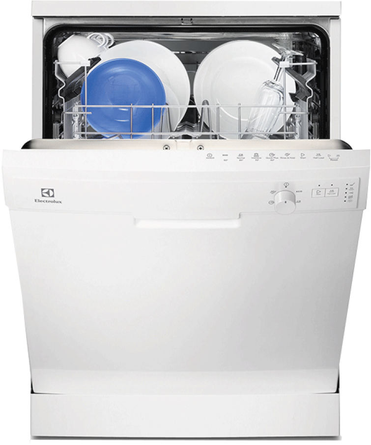 Electrolux White Dishwasher (1000x1000), Png Download
