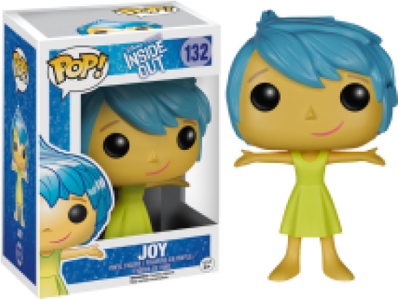 Joy Pop Vinyl - Funko Pop Inside Out (578x578), Png Download