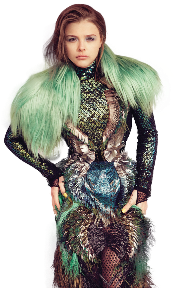 Chloe Grace Moretz, Chole Moretz, Chole Grace, Instyle - Photo Shoot (755x1057), Png Download
