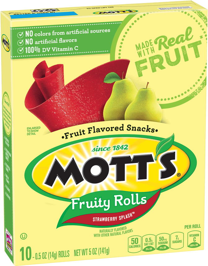 Mott's Fruit Snacks Tropical (675x900), Png Download