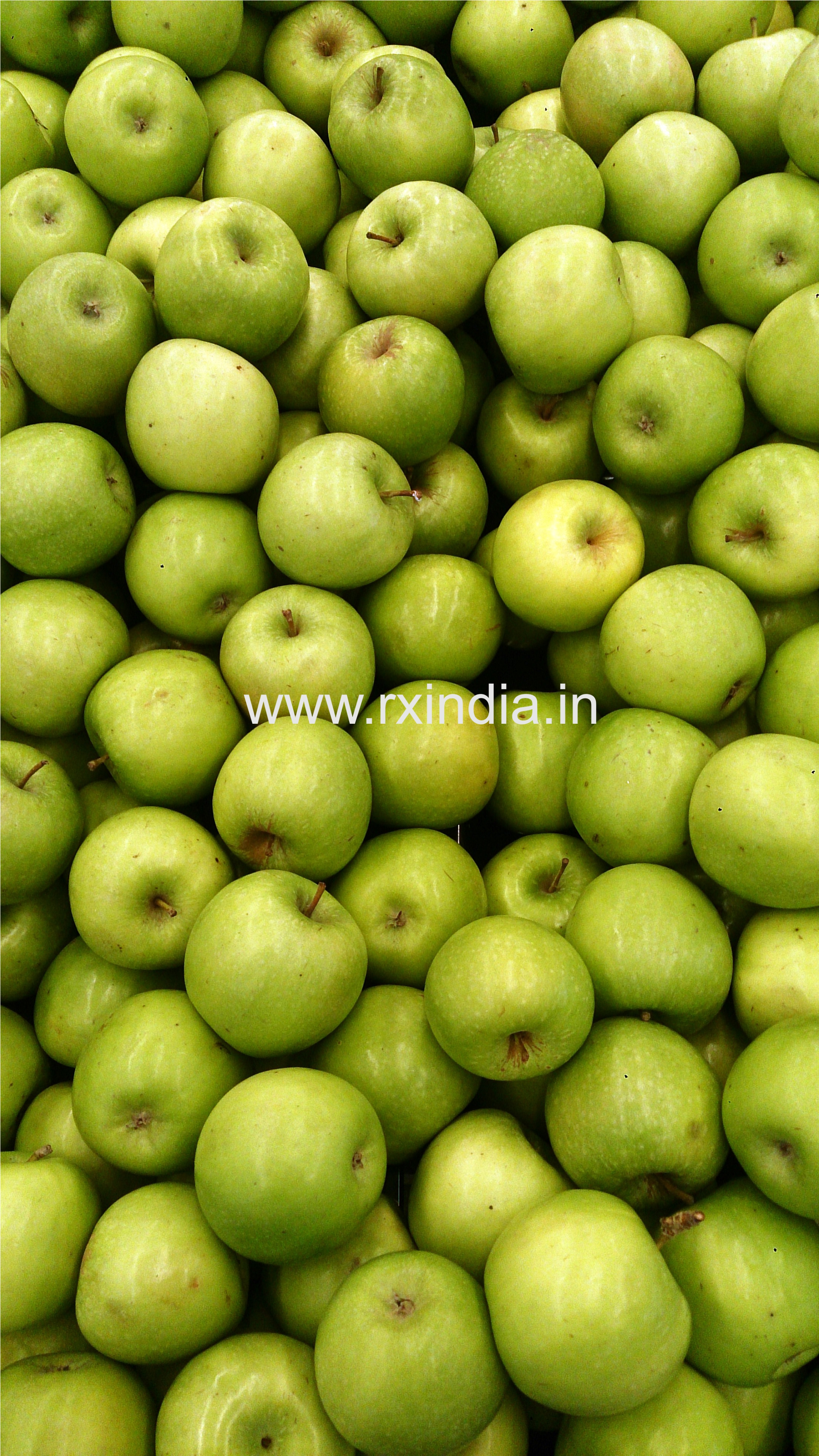 Farm Fresh Himachal Golden Green Apple Fruit Freshly (3948x3948), Png Download
