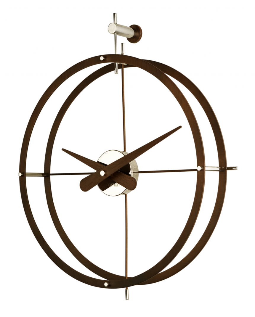 Часы Nomon Dos Puntos N , D=55см - Wandklok Design Goud (1900x1070), Png Download