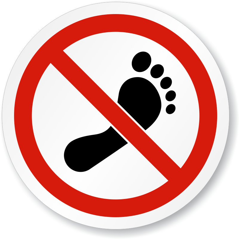 Do Not Step Iso Sign - Internet And Phone Outage (800x800), Png Download