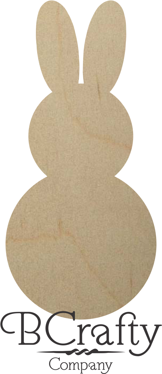 Easter Wooden Bunny (1124x1690), Png Download