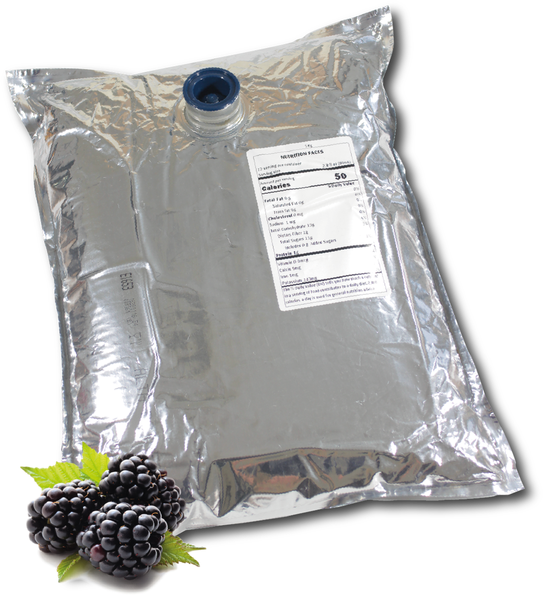 Blackberry Aseptic Fruit Puree Box X 44 Lb - Purée (1176x1280), Png Download