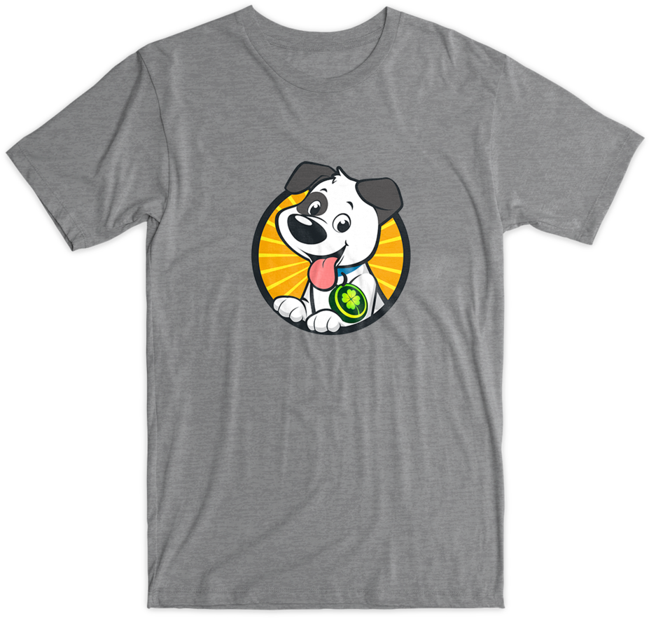 T Shirt Grey - Cartoon (1000x1000), Png Download