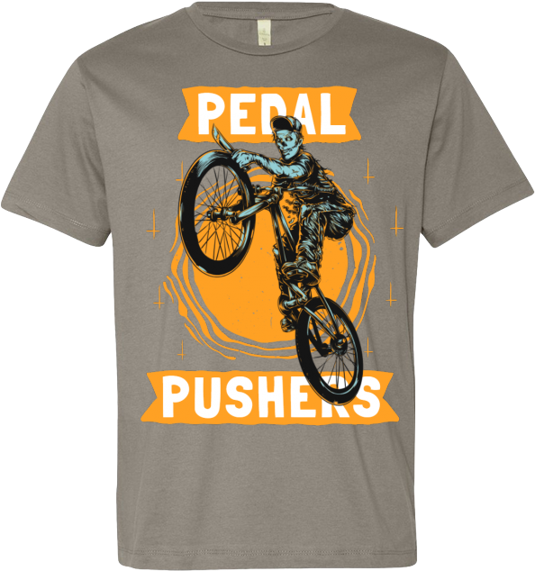 Pedal Pushers T-shirt Template - Mountain Bike (800x800), Png Download